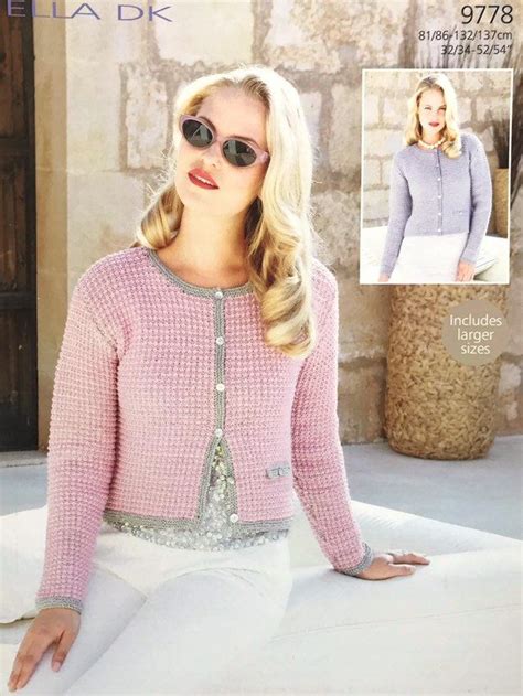 chanel jacket pattern free download|chanel style jacket knitting pattern.